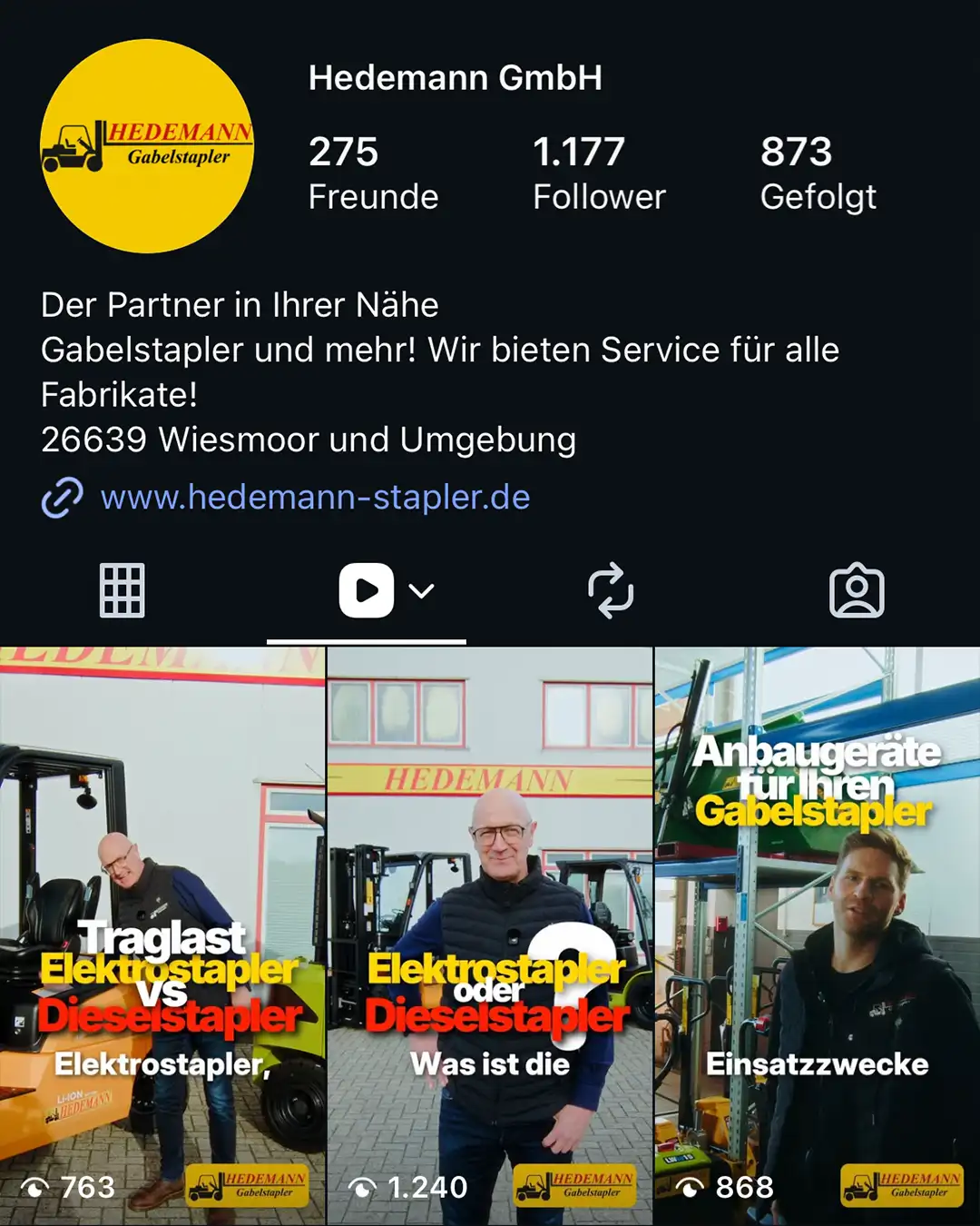 Hedemann Stapler Instagram